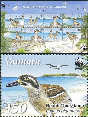 Vanuatu - 2009 - WWF Beach Thick-knee - 150VT