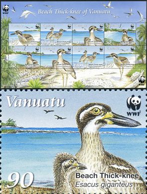 Vanuatu - 2009 - WWF Beach Thick-knee - 90VT