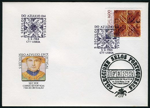 Portugal - 1984 - Azulejo Sec XIX Revestimento Fachada - 16Esc