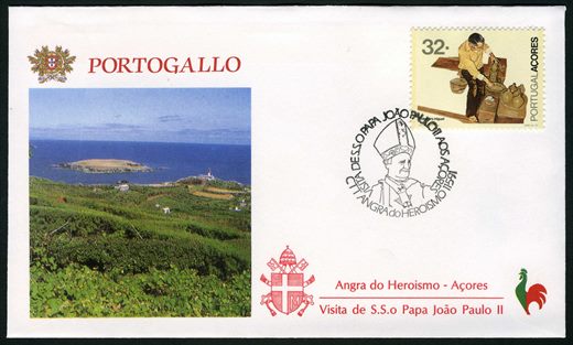 Visita de S S o Joao Paulo II 1991 - Angra do Heroismo Acores