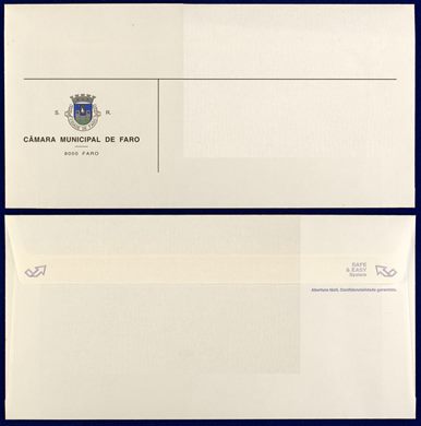 Portugal - 1997 - Envelope Postal - CM Faro - Selo Brasao de Faro - 49Esc
