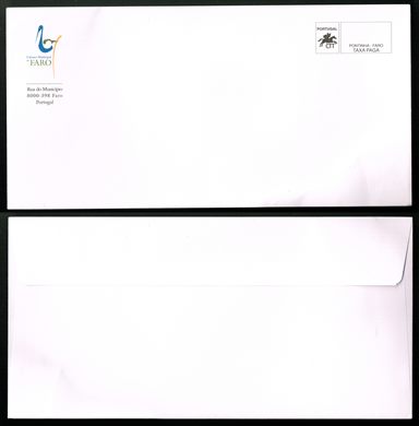 Portugal - 2005 - Envelope Postal - CM Faro - Taxa Paga papel ecologico