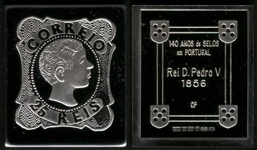 Portugal - 1993 - 140 Anos Selos D Pedro V - 25Reis
