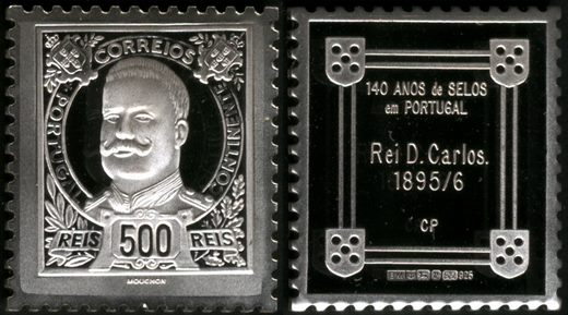 Portugal - 1993 - 140 Anos Selos D Carlos - 500Reis