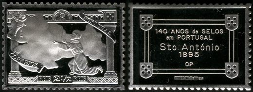 Portugal - 1993 - 140 Anos Selos Sto Antonio - 2.5Reis