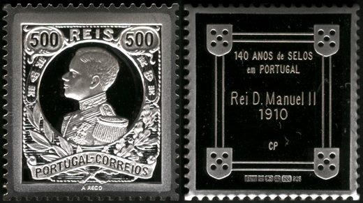Portugal - 1993 - 140 Anos Selos D Manuel II - 500Reis