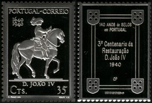 Portugal - 1993 - 140 Anos Selos D Joao IV - 35C