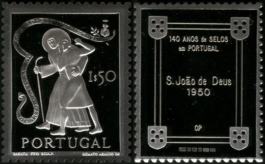 Portugal - 1993 - 140 Anos Selos S Joao de Deus - 1Esc50