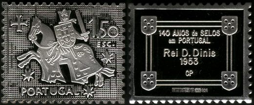 Portugal - 1993 - 140 Anos Selos D Dinis - 1Esc50