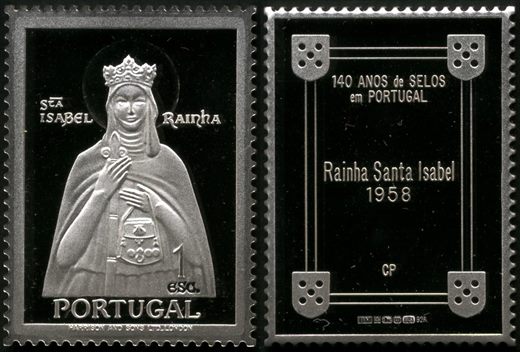 Portugal - 1993 - 140 Anos Selos Rainha Santa Isabel - 1Esc