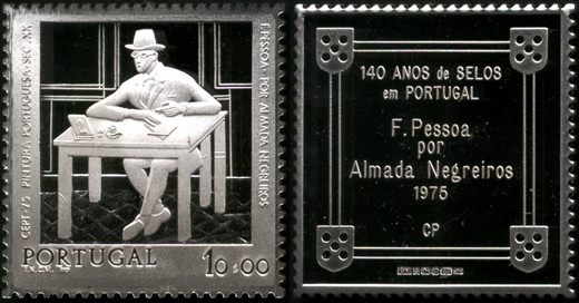 Portugal - 1993 - 140 Anos Selos Fernando Pessoa - 10Esc