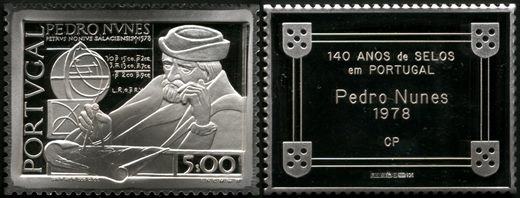 Portugal - 1993 - 140 Anos Selos Pedro Nunes - 5Esc
