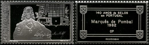 Portugal - 1993 - 140 Anos Selos Marques de Pombal - 10Esc