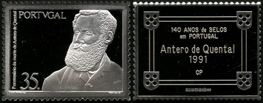 Portugal - 1993 - 140 Anos Selos Antero de Quental - 35Esc