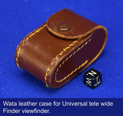 Wata leather case for Universal tele wide Finder viewfinder.