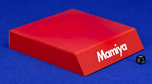 Mamiya camera stand red