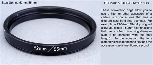 Anel Set-up ring 52mm-55mm