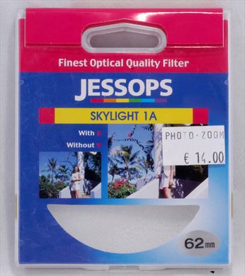 Jessops filtro Skylight 1A 62mm