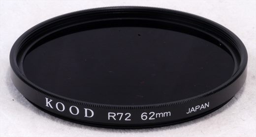 Kood filtro R72 62mm infravermelho