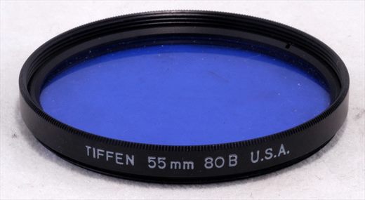 Tiffen filtro 80B 55mm