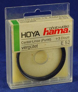 Hama Hoya Center-Linse (Punkt) Plus3 Dioptr. 468-520 E52