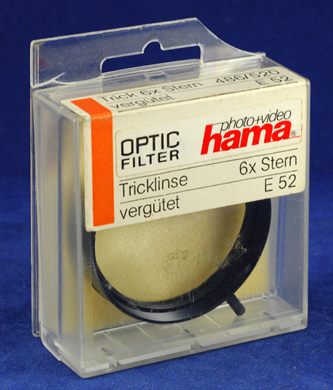 Hama Optic Filter Tricklinse 6x Stern 486-520 vergutet E52