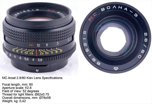 Arsat-3 80mm f2.8 MC