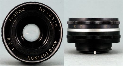Auto Tokinon 45mm f2.8