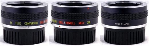 Bell-Howell 2X Tele convertor MC4 OM
