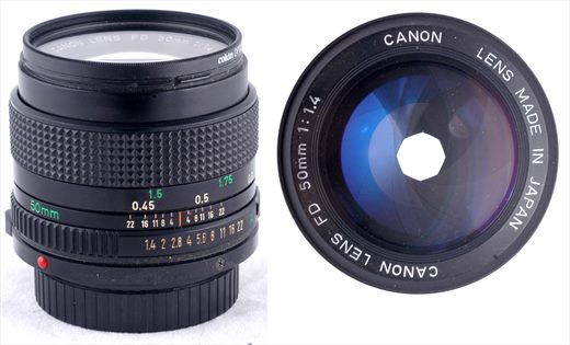Canon 50mm f1.4 FD