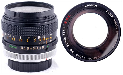 Canon 50mm f1.4 FD S.S.C.
