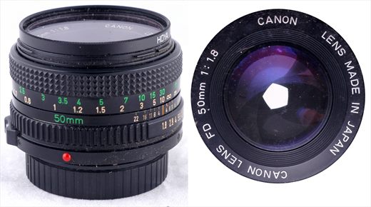 Canon 50mm f1.8 FD