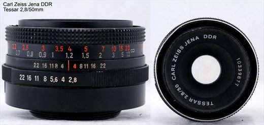Carl Zeiss Jena 50mm f2.8 Tessar