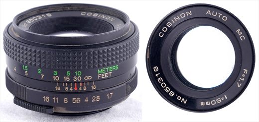 Cosinon 50mm f1.7 Auto MC