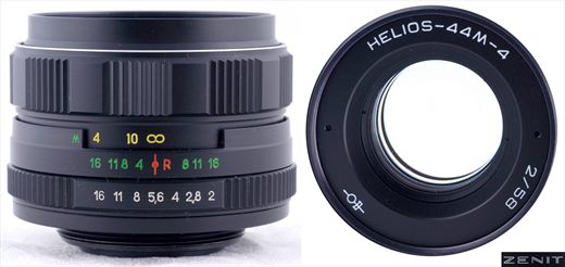 Krasnogorski Mekhanicheskii Zavod - KMZ - Helios 44M-4 58mm f2