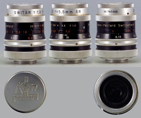 Kern Paillard Switar 5,5mm f1,8