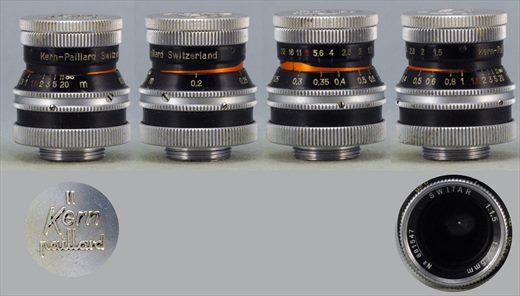 Kern Paillard Switar 12,5mm f1,5