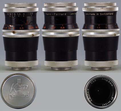 Kern Paillard Switar 12,5mm f1,5