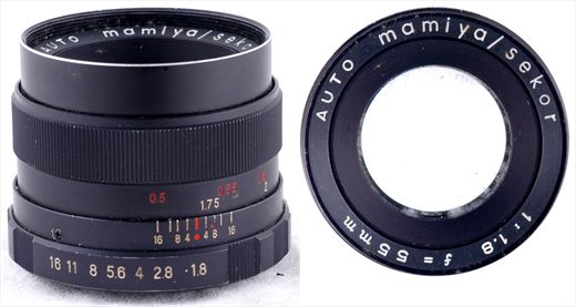 Mamiya-Sekor 55mm f1.8 Auto