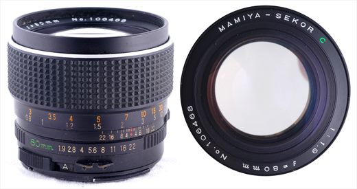 Mamiya-Sekor 80mm f1.9 C