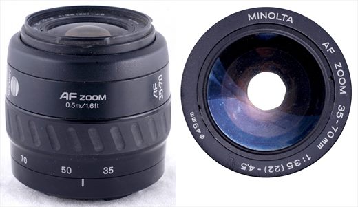 Minolta 35-70mm f3.5-4.5 AF Zoom