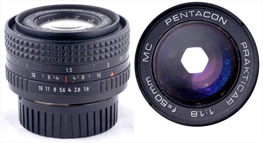 Pentacon Prakticar 50mm f1.8 MC