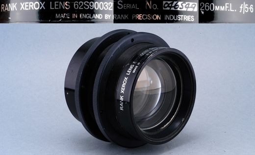 Rank Xerox Lens 62S90032 - 260mm f5.6
