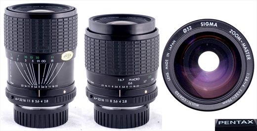 Sigma 35-70mm f2.8-4 Zoom Master