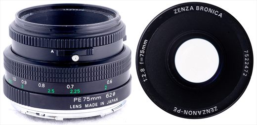 Zenza Bronica Zenzanon-PE 75mm f2.8