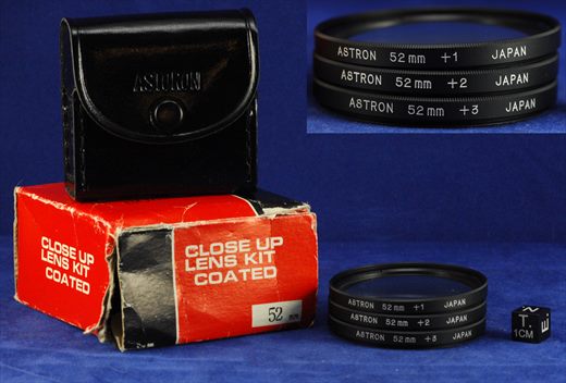 Astron Close Up Lens Kit Coated 52mm