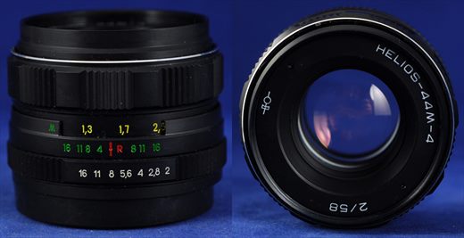 Krasnogorski Mekhanicheskii Zavod - KMZ - Helios 44M-4 58mm f2