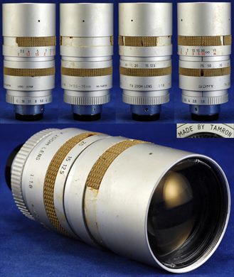 Sony 12.5-75mm f1.8 TV zoom lens made by Tamron