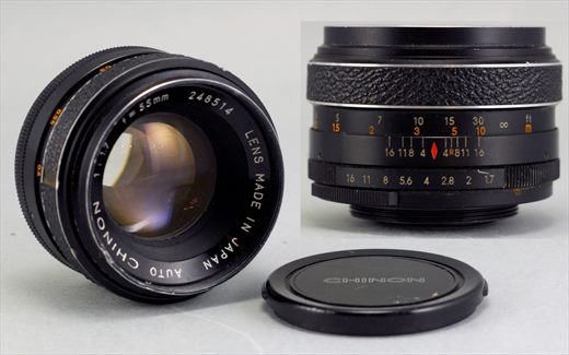 Chinon 55mm f1.7 auto