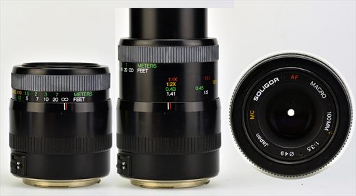 Soligar 100mm f3.5 MC AF macro 49